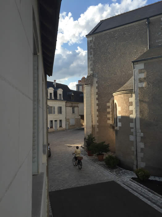 View of the village from our cottage window.